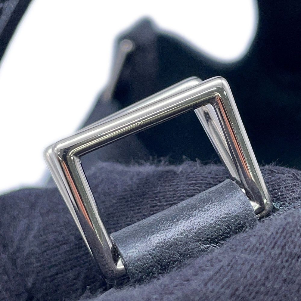 Hermes Handbag Picotin Lock MM Black Silver Taurillon Clemence — view 8