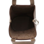 Hermes Tote Bag in the Loop 18 Etoupe Silver Taurillon Clemence — view 5