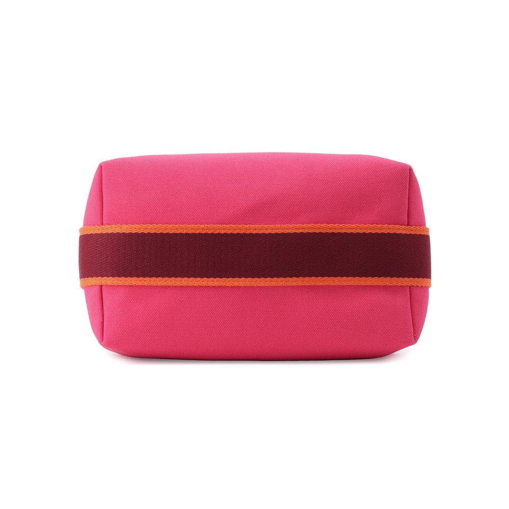 Hermes Pouch Bride-a-Brac PM Hibiscus Silver Canvas Case — view 3