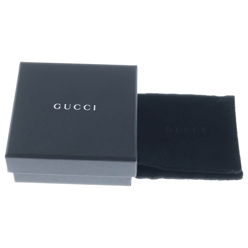Gucci Staffer Small Hoop Earrings Silver — view 6
