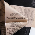Gucci GG Canvas Logo Plate Bucket Hat Black — view 8