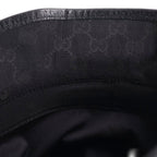 Gucci GG Canvas Logo Plate Bucket Hat Black — view 6