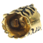 Gucci Lion Head Stone Ring Gold Blue — view 6