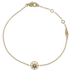 Dior Rose Des Vents Diamond Bracelet Chain Yellow Gold