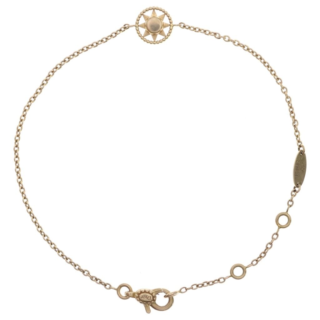 Dior Rose Des Vents Diamond Bracelet Chain Yellow Gold — view 2