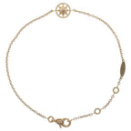 Dior Rose Des Vents Diamond Bracelet Chain Yellow Gold — view 2