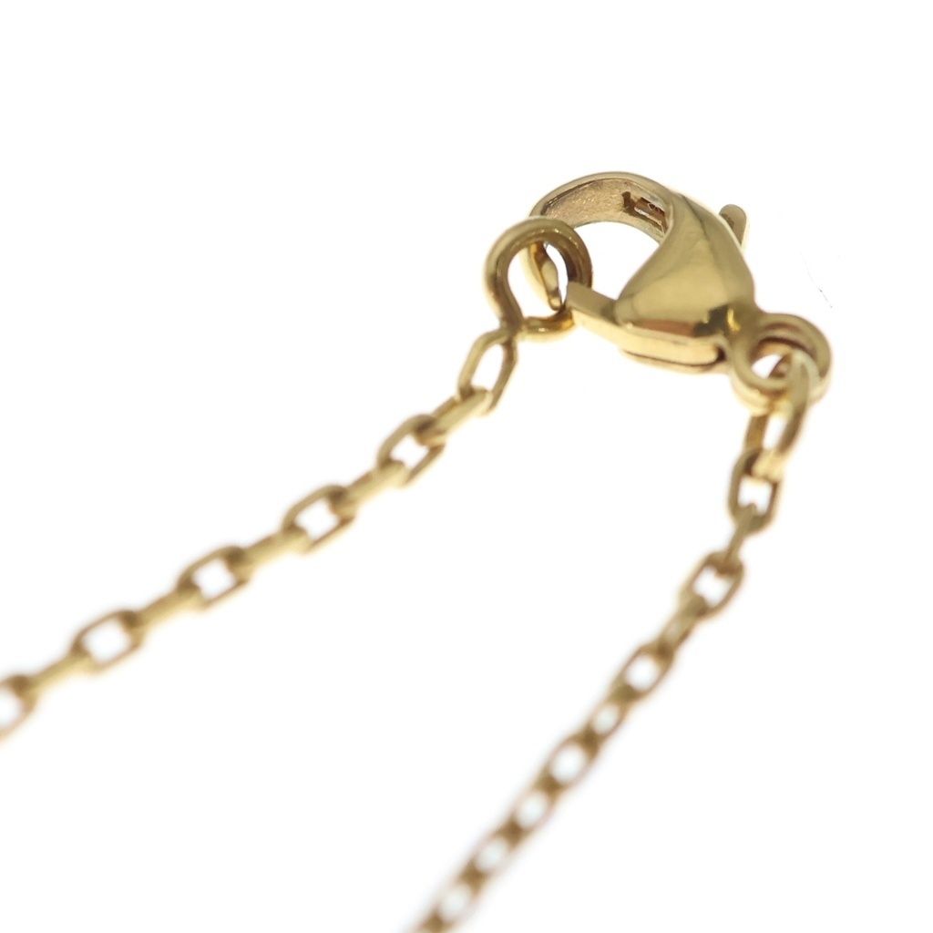 Hermes Mini H Charm Pop H Necklace White Gold — view 4