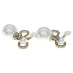 Dior Holiday Limited Edition Ribbon Motif Earrings Gold — view 4
