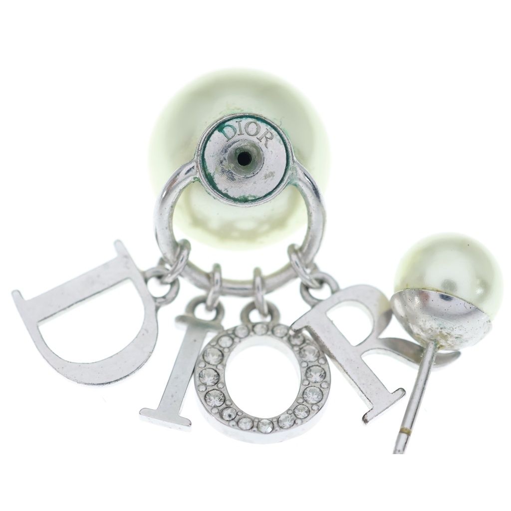 Dior Tribales Logo Design Earrings Silver — view 6