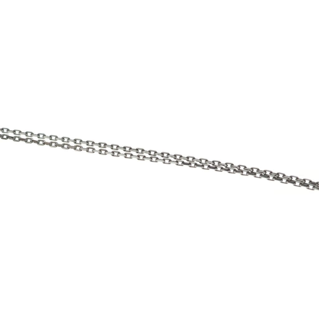 Hermes Mini H Charm Pop H Necklace Black Silver — view 5