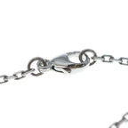 Hermes Mini H Charm Pop H Necklace Black Silver — view 4