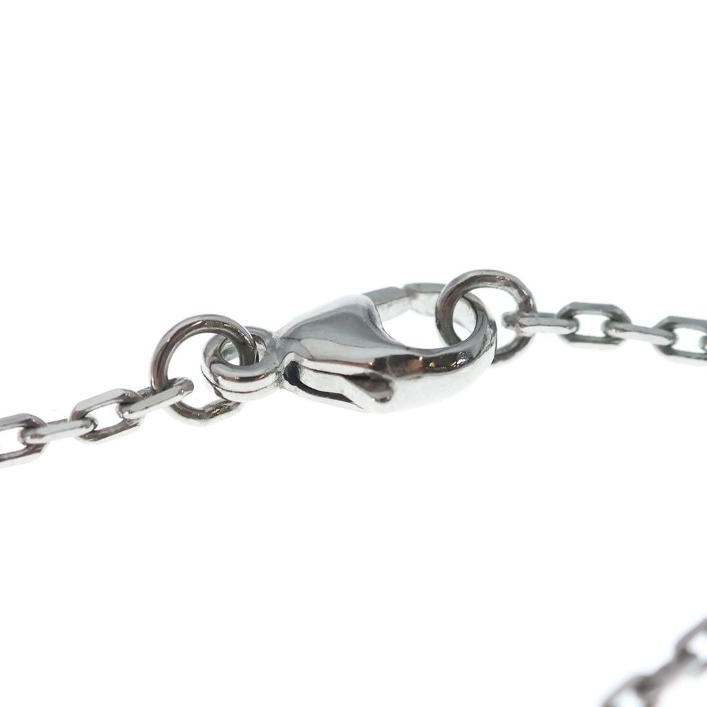 Hermes Mini H Charm Pop H Necklace Black Silver — view 4
