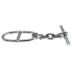 Hermes Chaine D'ancre Key Ring Silver Key Holder — view 4