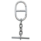 Hermes Chaine D'ancre Key Ring Silver Key Holder — view 2