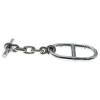 Hermes Chaine D'ancre Key Ring Silver Key Holder — view 3
