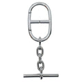 Hermes Chaine D'ancre Key Ring Silver Key Holder