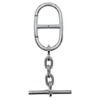 Hermes Chaine D'ancre Key Ring Silver Key Holder