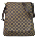 Louis Vuitton LV Musette Damier Ebene Shoulder Bag Pochette Brown