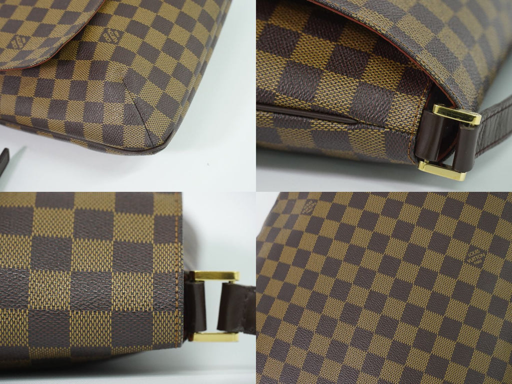 Louis Vuitton LV Musette Damier Ebene Shoulder Bag Pochette Brown — view 7
