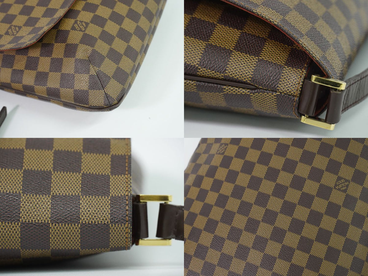 Louis Vuitton LV Musette Damier Ebene Shoulder Bag Pochette Brown — view 7