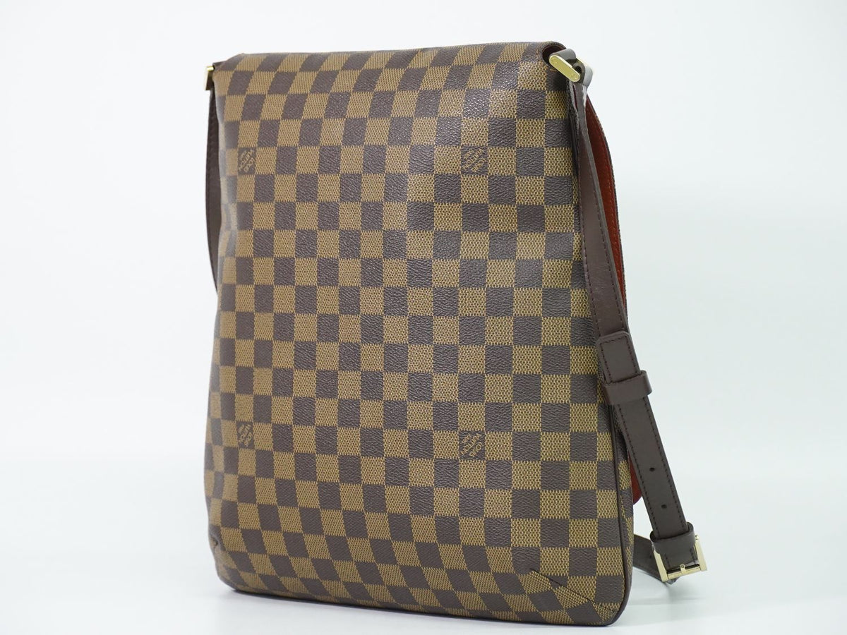 Louis Vuitton LV Musette Damier Ebene Shoulder Bag Pochette Brown — view 2