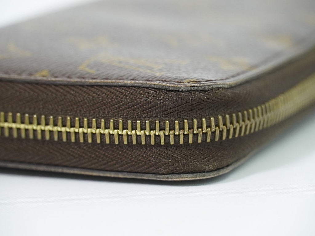 Louis Vuitton LV Vintage Zippy Wallet Monogram Zip Around Brown — view 7