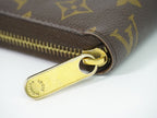 Louis Vuitton LV Vintage Zippy Wallet Monogram Zip Around Brown — view 6