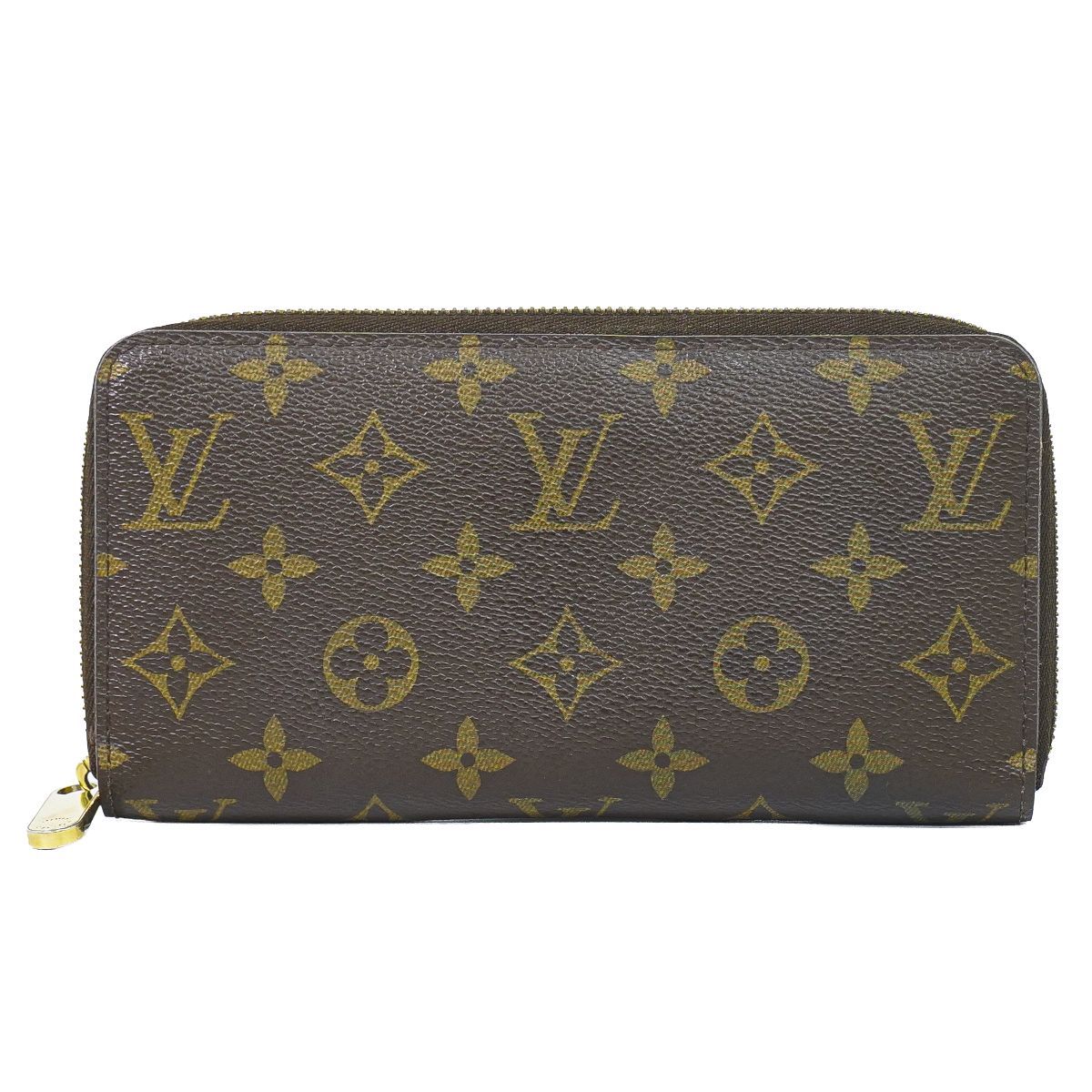 Louis Vuitton LV Vintage Zippy Wallet Monogram Zip Around Brown