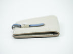 Hermes Dogon Coin Purse Card Case Leather Gray — view 4