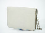 Hermes Dogon Coin Purse Card Case Leather Gray — view 2