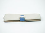 Hermes Dogon Coin Purse Card Case Leather Gray — view 3