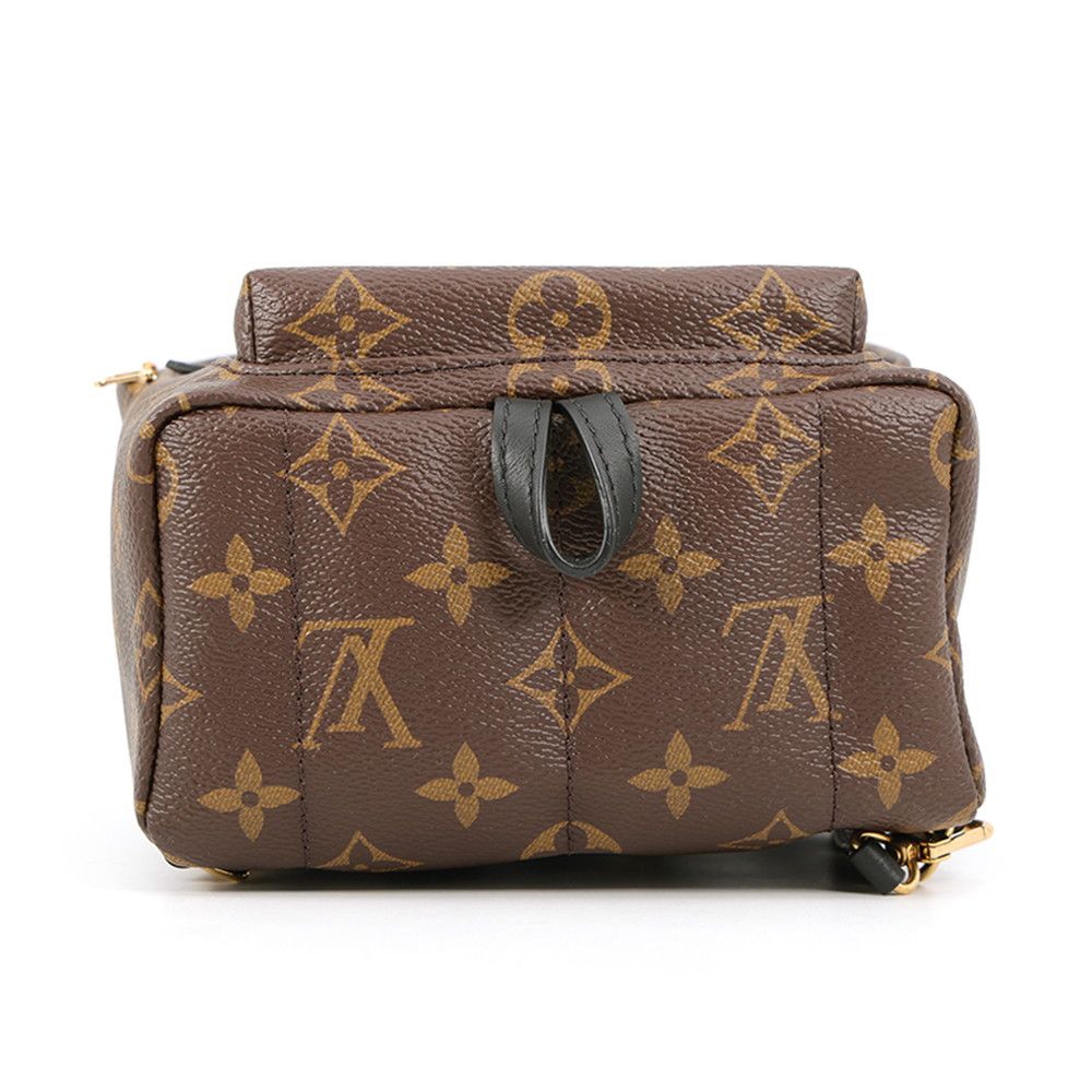 Louis Vuitton Backpack Monogram Palm Springs Mini Bag Black — view 4