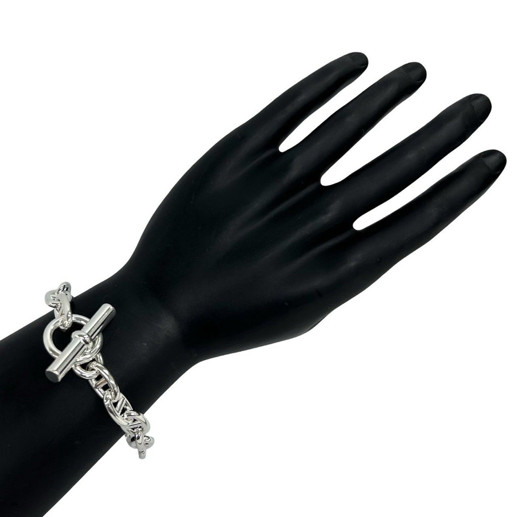 Hermes Chaine D'ancre MM 17 Links Bracelet 925 Sterling Silver — view 2