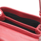 Saint Laurent Loulou Toy Red Leather Shoulder Bag — view 6