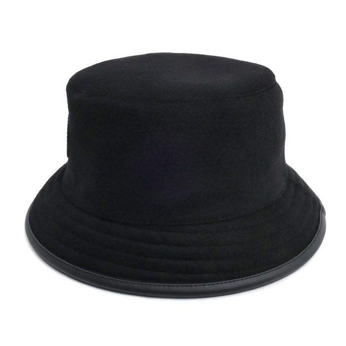 Hermes Bucket Hat Harper Evelyne Hat Black 57 — view 2