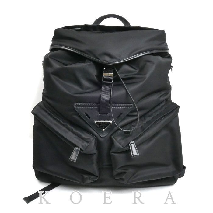 Prada Tessuto Re-Nylon Backpack Black