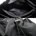 Prada Tessuto Re-Nylon Backpack Black — view 8