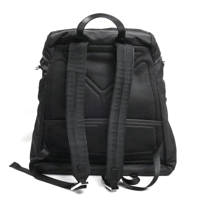 Prada Tessuto Re-Nylon Backpack Black — view 2