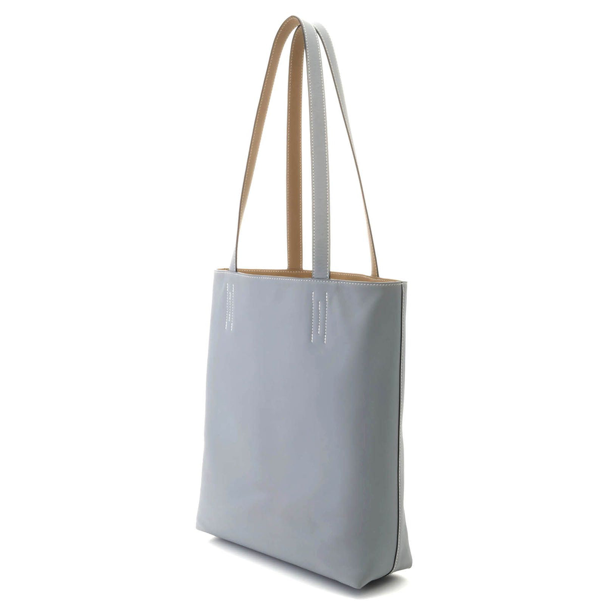 Hermes Double Sens 36 Gray Pantin Tote Bag Smooth Leather Stamp — view 2