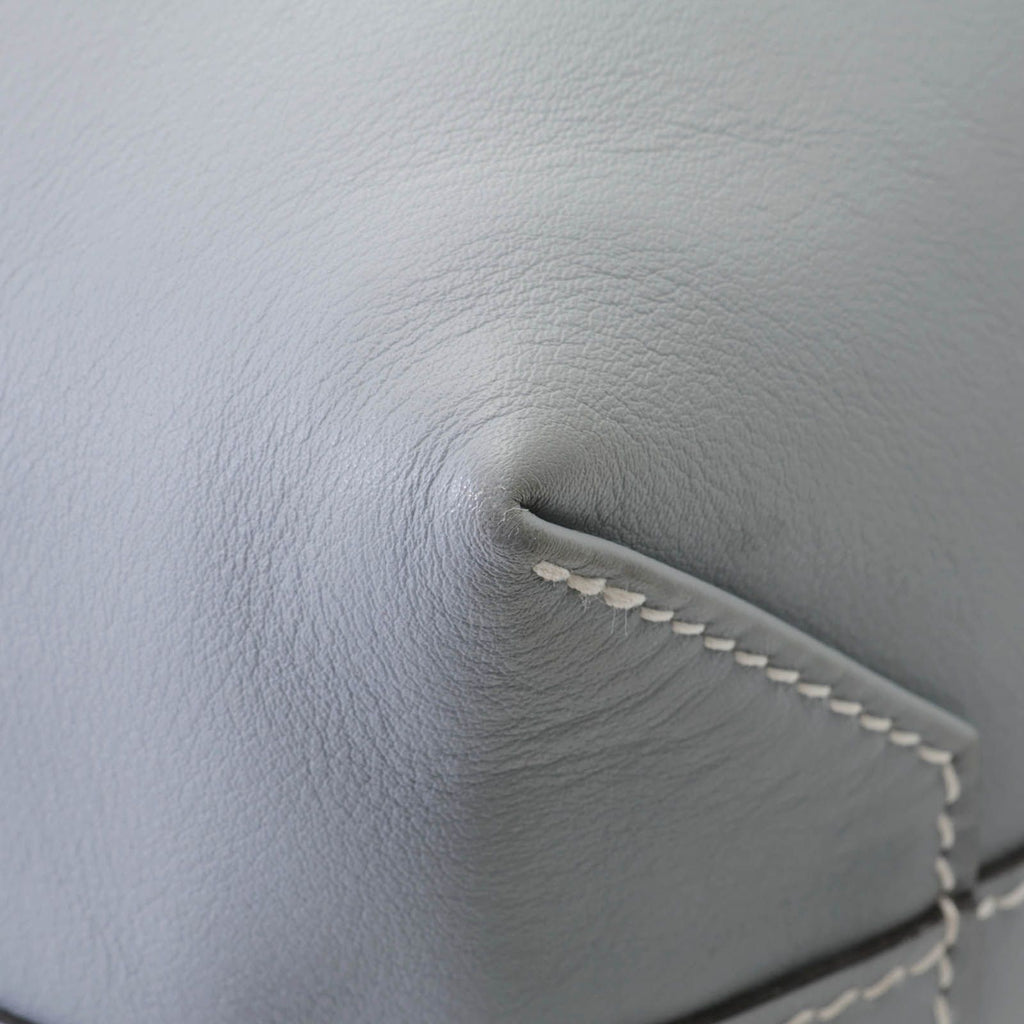 Hermes Double Sens 36 Gray Pantin Tote Bag Smooth Leather Stamp — view 6