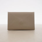 Hermes Card Case Calvi Verso Veau Epsom Etain Vert Criquet Silver — view 8