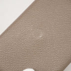 Hermes Card Case Calvi Verso Veau Epsom Etain Vert Criquet Silver — view 5