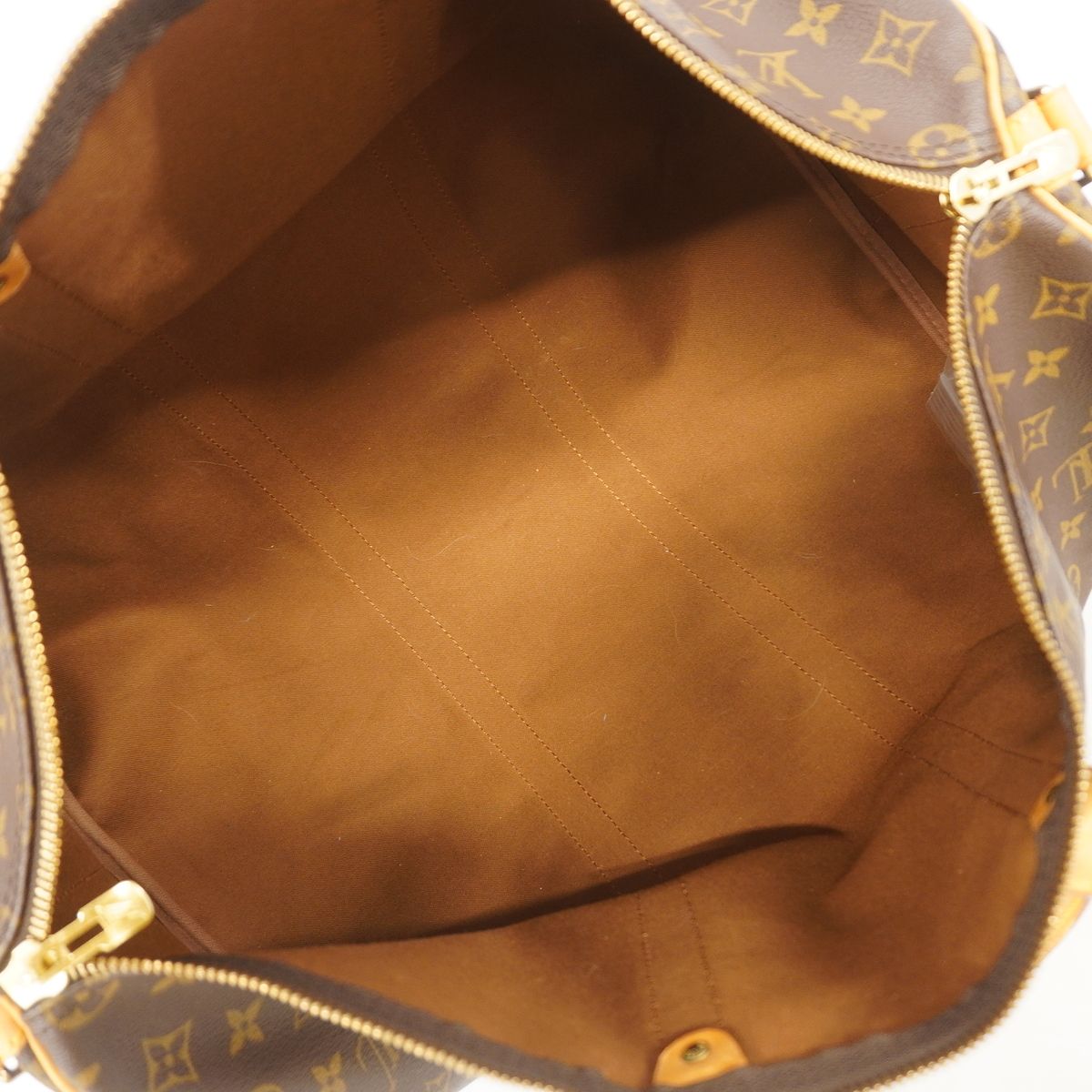 Louis Vuitton Boston Bag Monogram Keepall Bandouliere 50 Brown — view 4