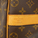 Louis Vuitton Boston Bag Monogram Keepall Bandouliere 50 Brown — view 5