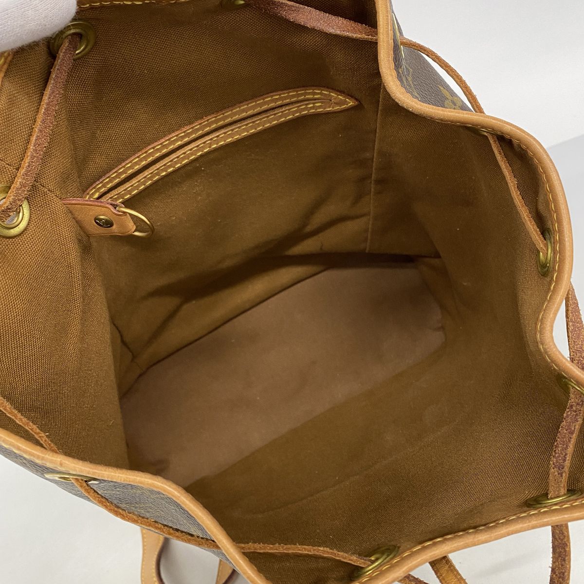 Louis Vuitton Backpack Monogram Montsouris MM Brown — view 4