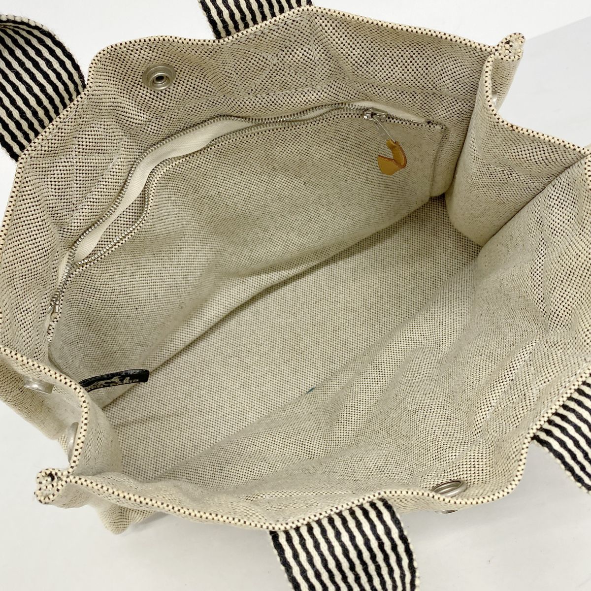 Hermes Tote Bag New Fourre Tout PM Toile H Black Silver — view 4