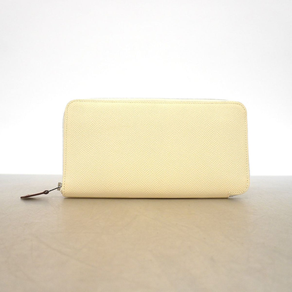 Hermes Wallet Azap Long Silk'in Veau Epsom Craie Silver — view 6