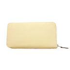 Hermes Wallet Azap Long Silk'in Veau Epsom Craie Silver