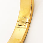 Hermes Bangle Clic Clac PM Gold Plated Black Bracelet — view 5