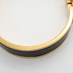 Hermes Bangle Clic Clac PM Gold Plated Black Bracelet — view 7